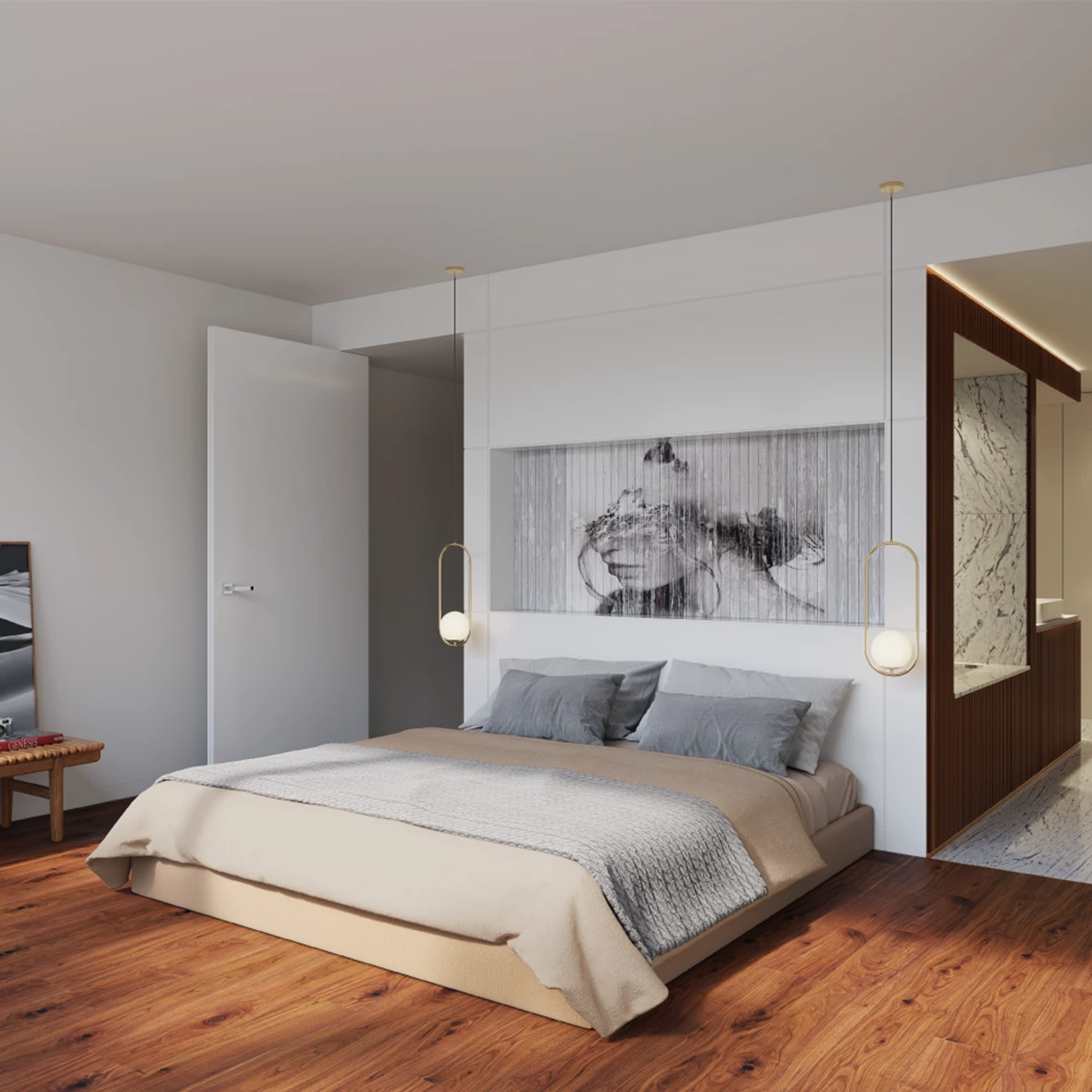 Bedroom - CGI produced by MomentumViz Studio