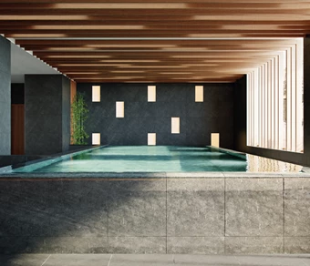 Indoor Swimming Pool - CGI produced by MomentumViz Studio