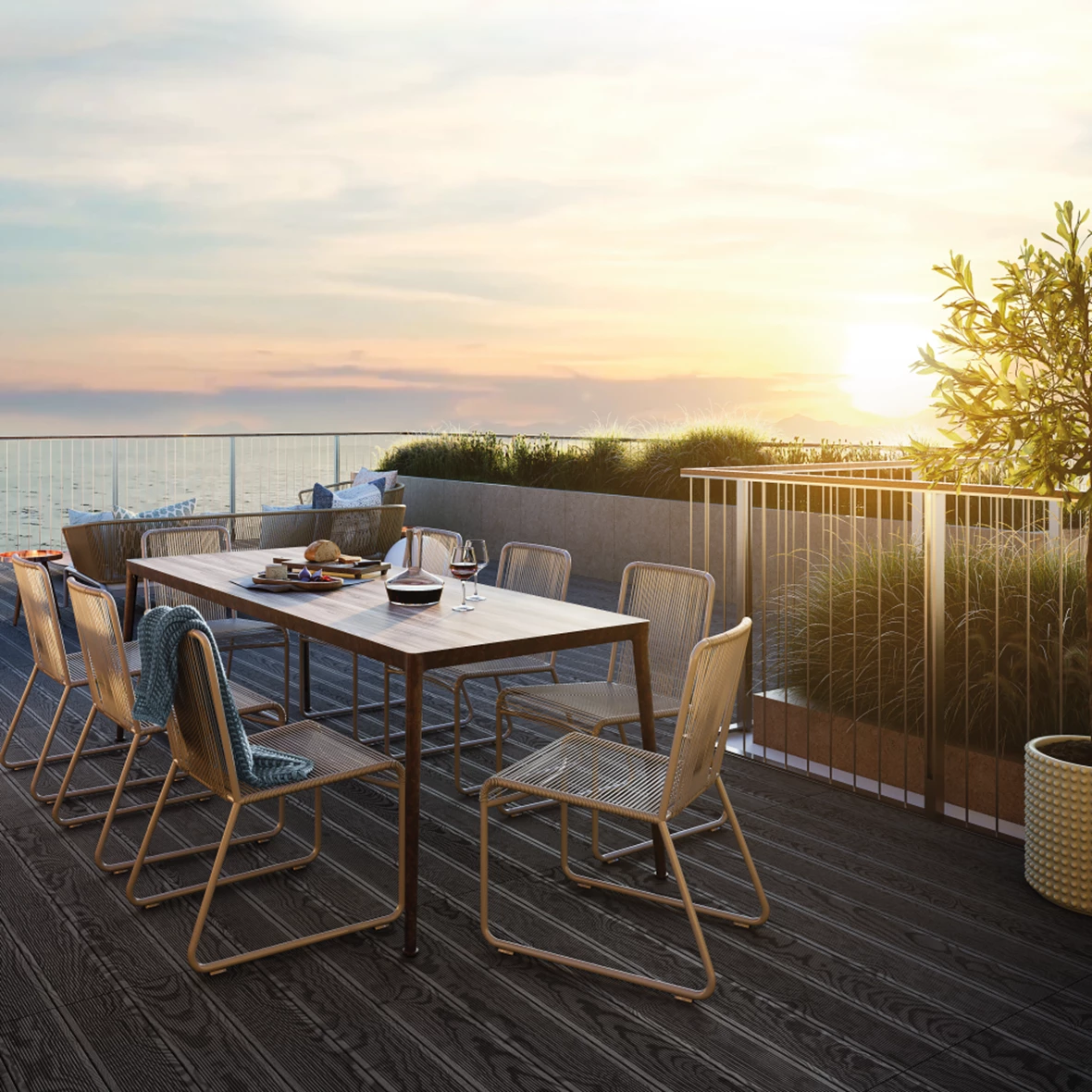 Terraço - CGI produzido pela MomentumViz Studio